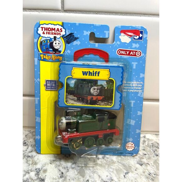 Thomas & Friends Take Along Lot Whiff & Holiday Percy Target Diecast NEW Sealed - Picture 2 of 5